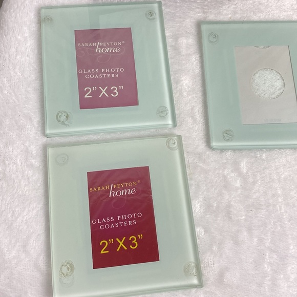 Home Glass Photo Coaster Set Of 4 Sarah Peyton - Picture 4 of 5